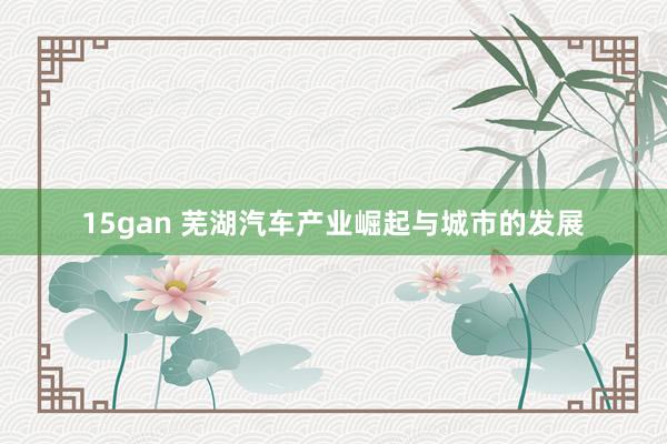 15gan 芜湖汽车产业崛起与城市的发展